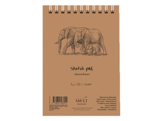 Joonistusplokk Authentic Brown, A5, 135g/m², 80 lehte