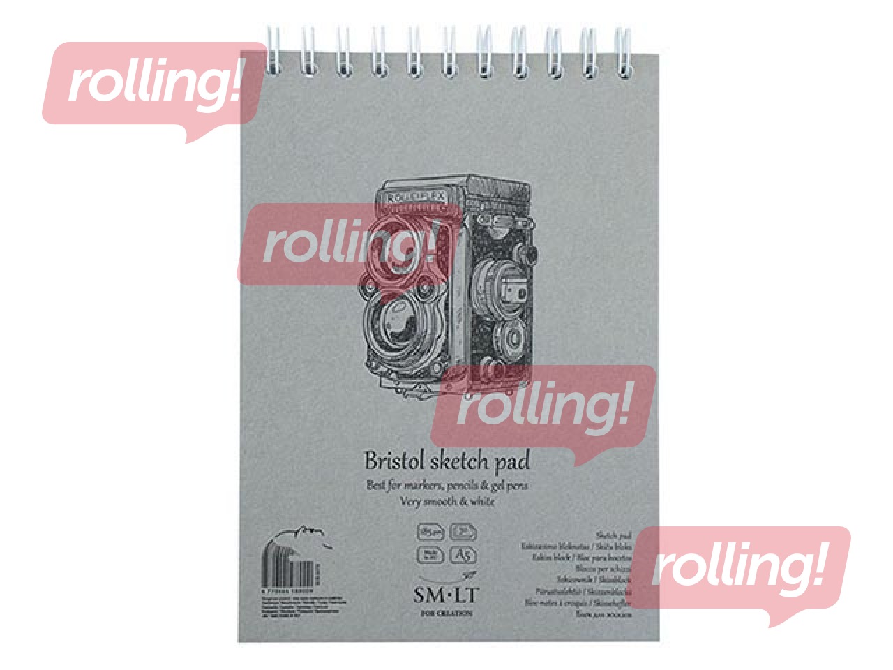 Sketch pad Authentic Bristol, A5, 185g/m², 30 sheets