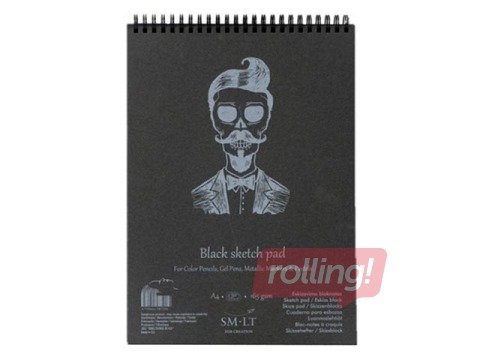 Joonistusplokk Authentic Black, A5, 165g/m², 20 lehte