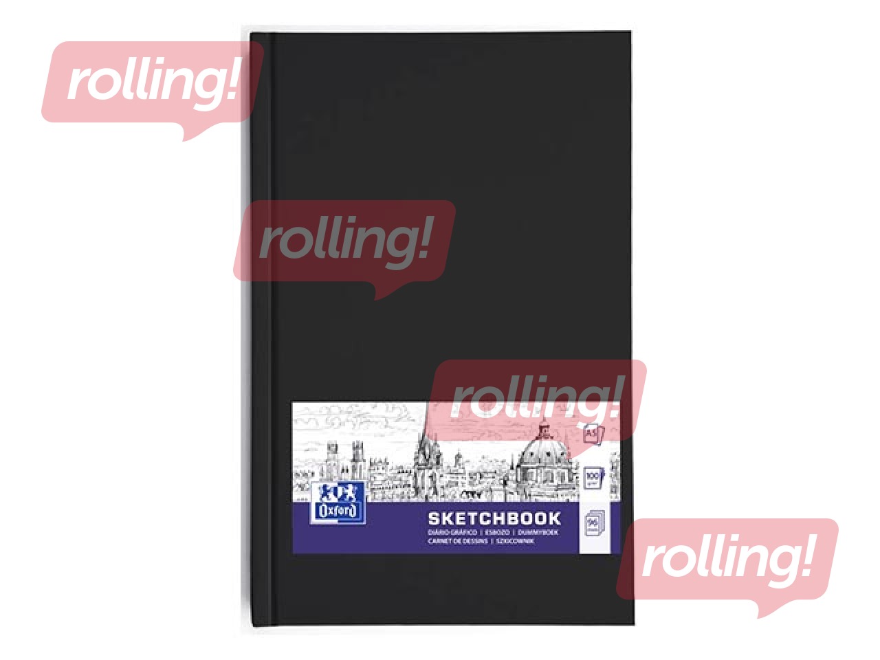 Sketchbook Oxford, A5, 100g/m², 96 sheets