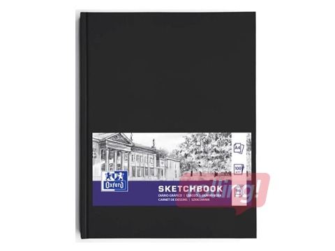 Блокнот для эскизов Oxford, A4, 100г/м², 96 листов