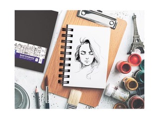 Блокнот для эскизов Oxford, A6, 100г/м², 80 листов