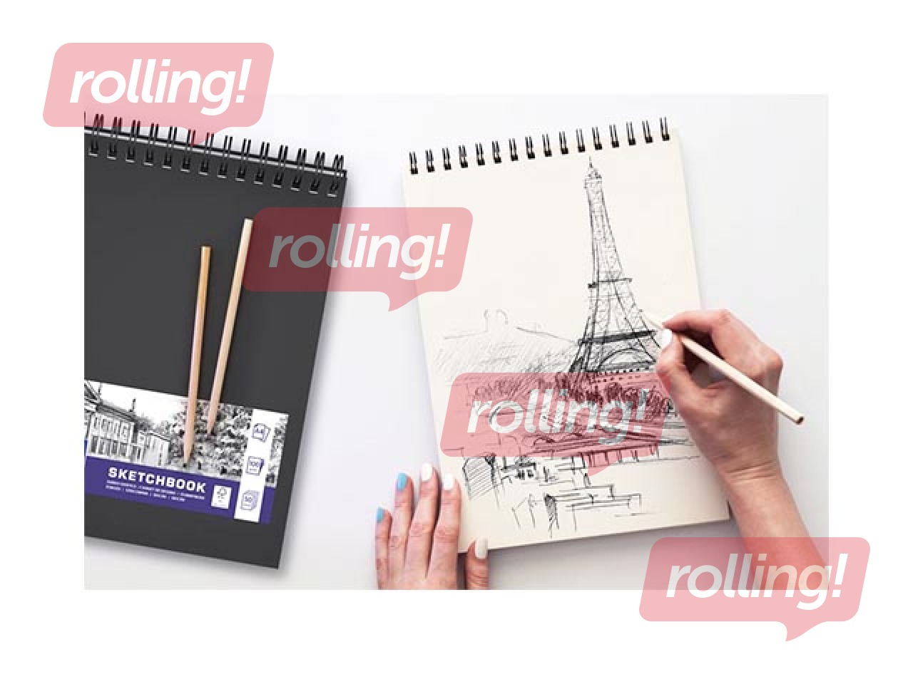 Joonistusblokk Oxford, A5, 100g/m², 50 lehte