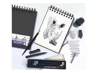 Skiču bloks ar spirāli Oxford, A4, 100g/m², 50 loksnes