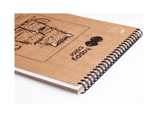 Skiču bloks ar spirāli Happy Color, A5, 80/90g/m², 60 loksnes