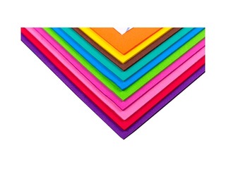 Putu loksnes Centrum Eva Foam, A2, pašlīmējošas, 10 loksnes, 10 krāsas