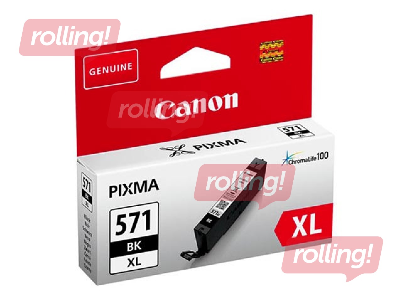 Tintes kasete Canon CLI-571XL, Melna, 11ml