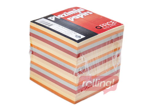 Notepaper, different colors, glued, 8.5x8.5cm, 800 sheets