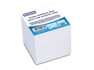 Piezīmju papīrs Donau papildināšanai, 9x9 cm, 700 lapas, balts