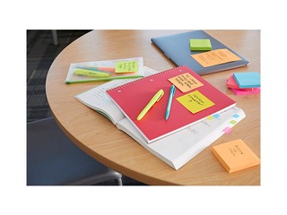 Liimäärega märkmepaber Post-It Super Sticky Boost 76x76mm, 5x90 lehte + KAMPAANIA! Osta märkmepabe