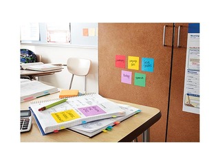 Liimäärega märkmepaber Post-It Super Sticky Boost 76x76mm, 5x90 lehte + KAMPAANIA! Osta märkmepabe
