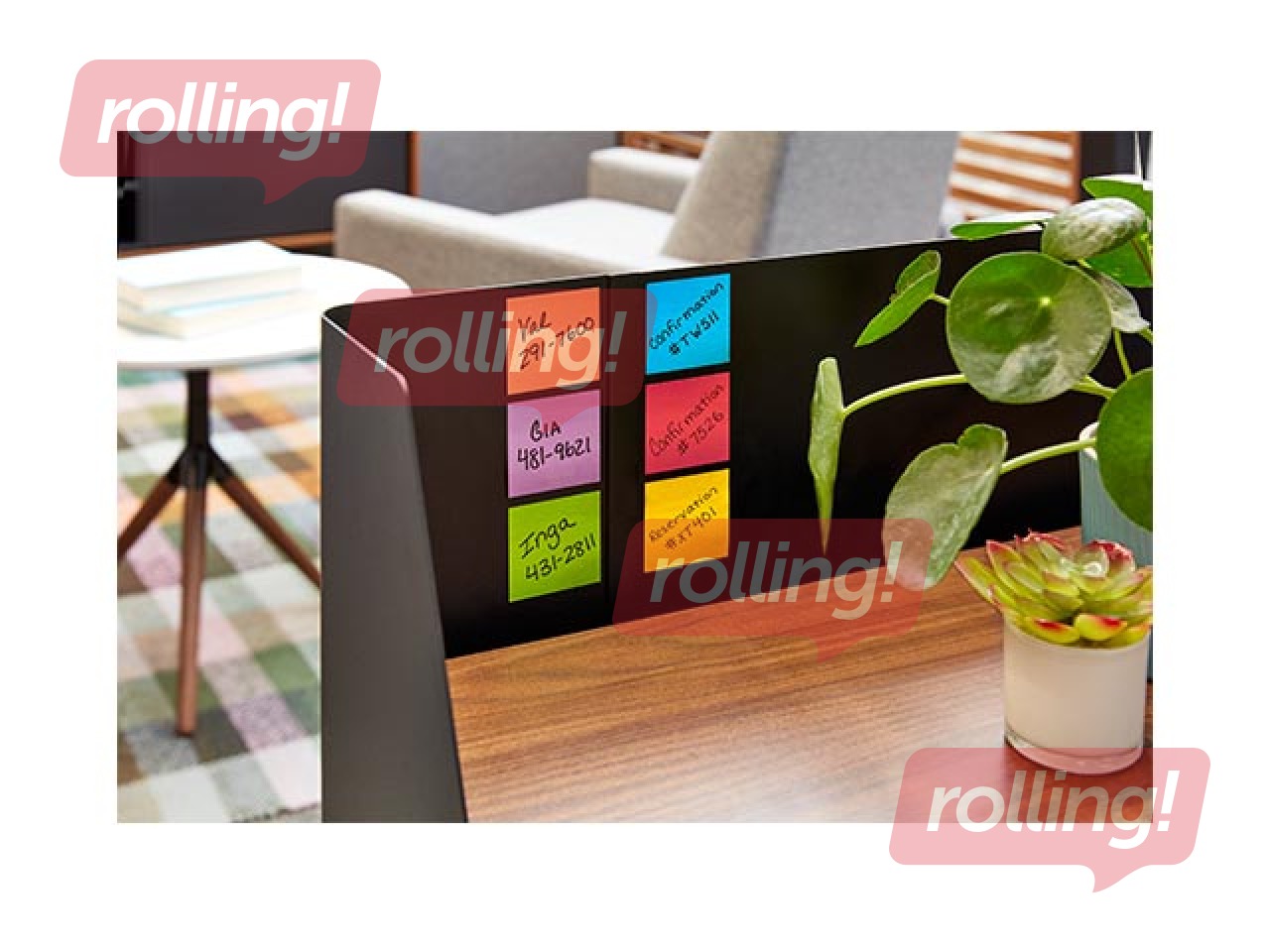 Liimäärega märkmepaber Post-It Super Sticky Boost 76x76mm, 5x90 lehte + KAMPAANIA! Osta märkmepabe