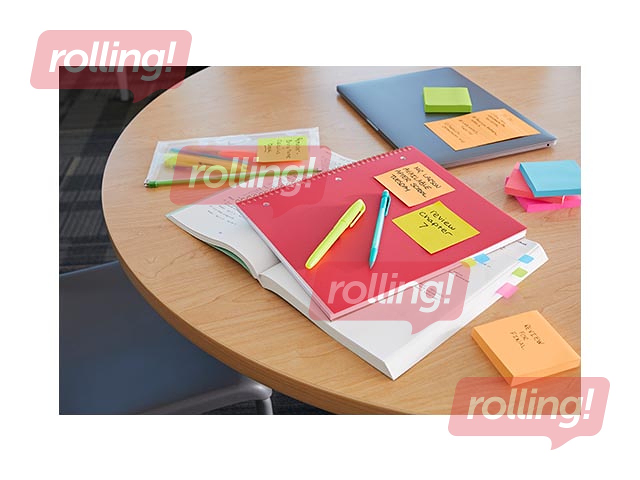 Līmlapiņas Post-It Super Sticky Boost 76x76mm, 5x90 lapiņas + AKCIJA! Pērc līmlapiņas un saņe