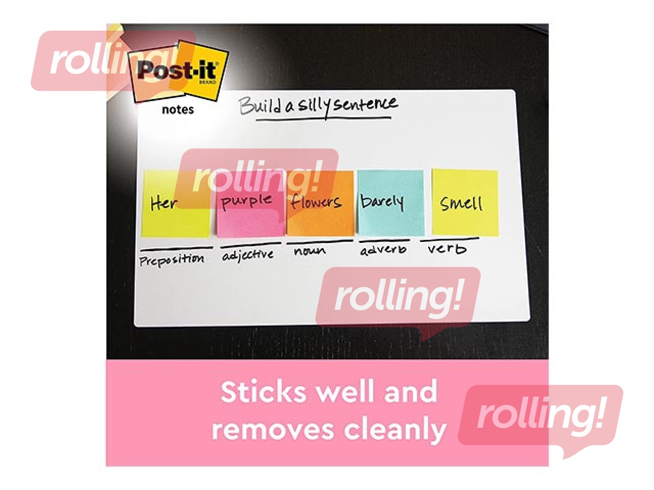 Клейкие листочки Post-it Beachside, 38x51мм, 12x100 листов + АКЦИЯ! Купи наклейки и получи подарок!