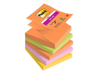Liimiribaga paberid Z-tüüpi, Post-it Super Sticky Boost, 76x76mm, 5 x 90 lehte + KAMPAANIA! Ost