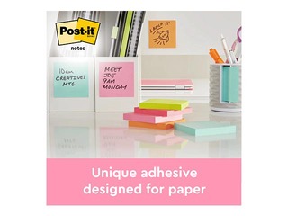 Līmlapiņas Post-It Super Sticky Beachside 76x76mm, 6x90 lapiņas + AKCIJA! Pērc līmlapiņas un saņe