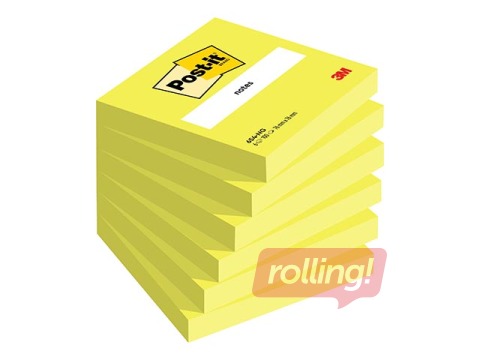 Līmlapiņas Post-it Neon, zaļas, 76x76mm, 100 lapiņas