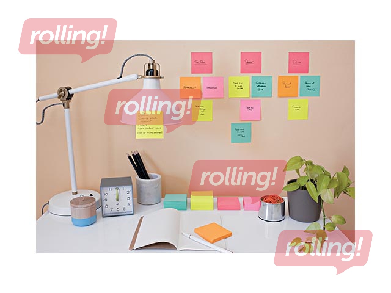 Līmlapiņas Post-it Super Sticky Cosmic 47.6x47.6mm, 12x90 lapiņas + AKCIJA! Pērc līmlapiņas un saņe