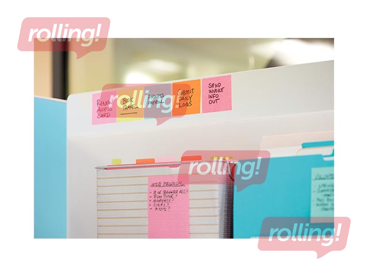 Sticky notes Post-It Super Sticky Cosmic 47.6x47.6mm, 12x90 sheets + GIFT! Purchase sticky notes an