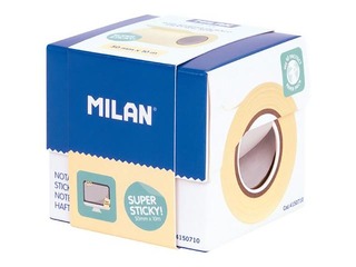 Līmlapiņu rullis Milan, dzeltens, 50mm x 10m