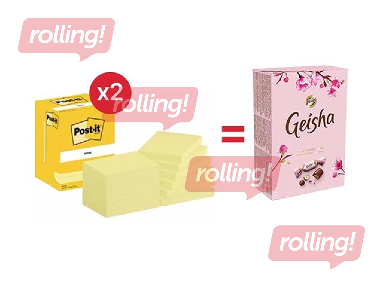 Līmlapiņas Post-it, dzeltenas, 76x102mm, 12x100 lapiņas + AKCIJA! Pērc līmlapiņas un saņem dāvanu!