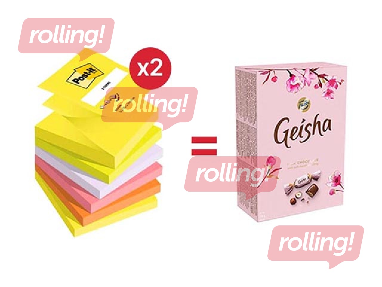 Клейкие листочки Z - типа, Post-it Super Sticky Neon, 76x76мм, 6x100 листов + АКЦИЯ! Купи наклейки 