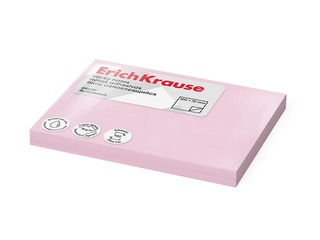 Sticky notes ErichKrause, pastel pink, 100x75mm, 100 sheets