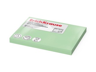 Līmlapiņas ErichKrause, pasteļzaļas, 100x75mm, 100 lapiņas