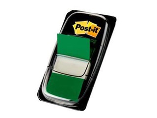 Indeksid kilest Post-it, roheline, 25.4x43.2mm