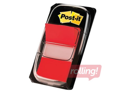 Indeksid kilest Post-it, punane, 25.4x43.2mm