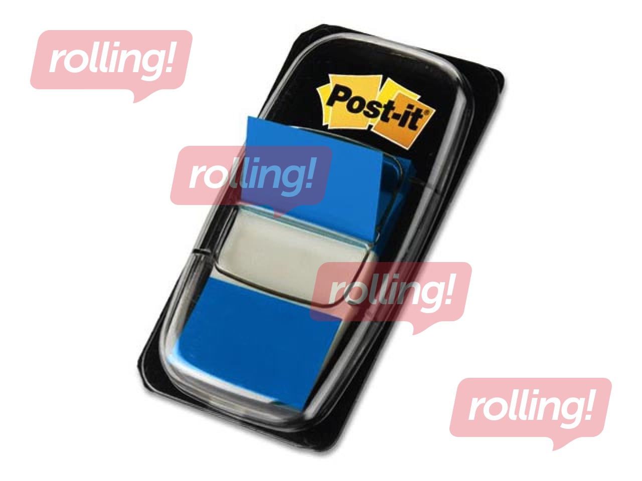 Marķēšanas indeksi plastikāta Post-it, 25.4 x 43.2 mm, zili