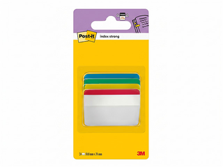 Marķēšanas indeksi Post-it Strong, dažādas krāsas, 50.8x38.1mm