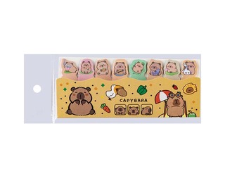 Index tabs Capybara, paper, 50×14mm, 120 sheets