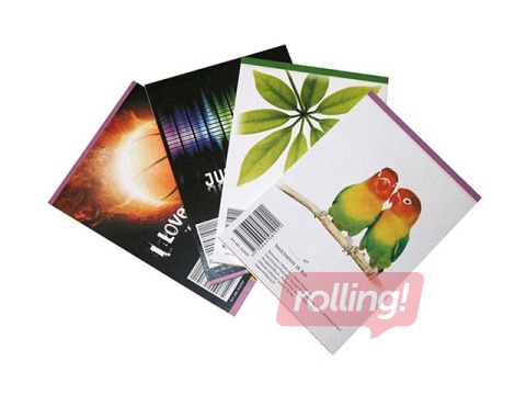 Piezīmju bloknots SM·LT, papīra vāks, A6, rūtiņu, 50 lapas