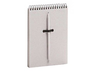 Notebook with spiral BALTS, A5, gray