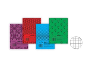 Kaustik spiraalköites SM·LT, A7, ruuduline 50 lehte