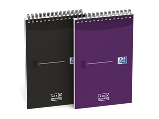 Piezīmju bloknots Oxford Task Manager To-Do, līniju, 125x200mm, 70 lapas