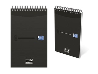 Piezīmju bloknots Oxford Task Manager To-Do, līniju, 125x200mm, 70 lapas