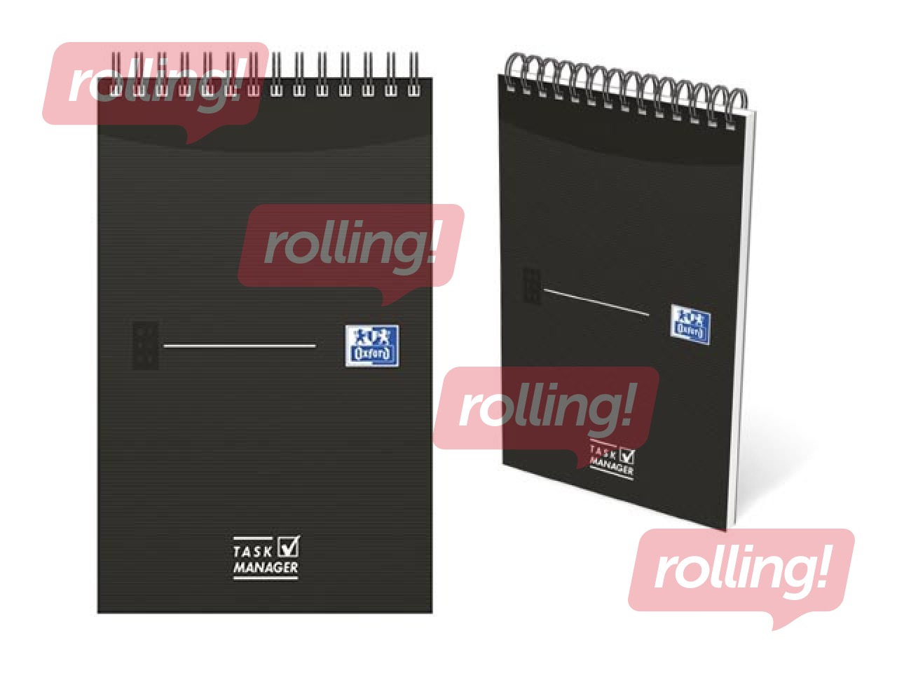 Piezīmju bloknots Oxford Task Manager To-Do, līniju, 125x200mm, 70 lapas