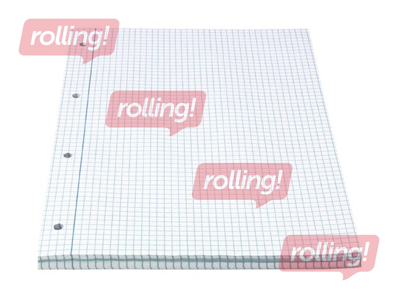 Piezīmju bloknots Bantex, A4, rūtiņu, 100 lapas