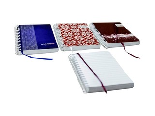 Notebook with spiral ABC Jums Latvia, A6, lined, 125 pages