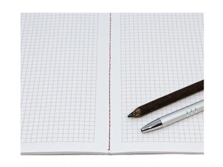 Piezīmju bloknots Smiltainis Eco, A6, rūtiņu, 48 lapas