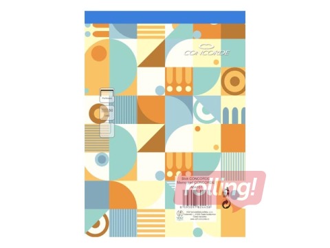 Notebook Concorde, A4, clear, 50 sheets