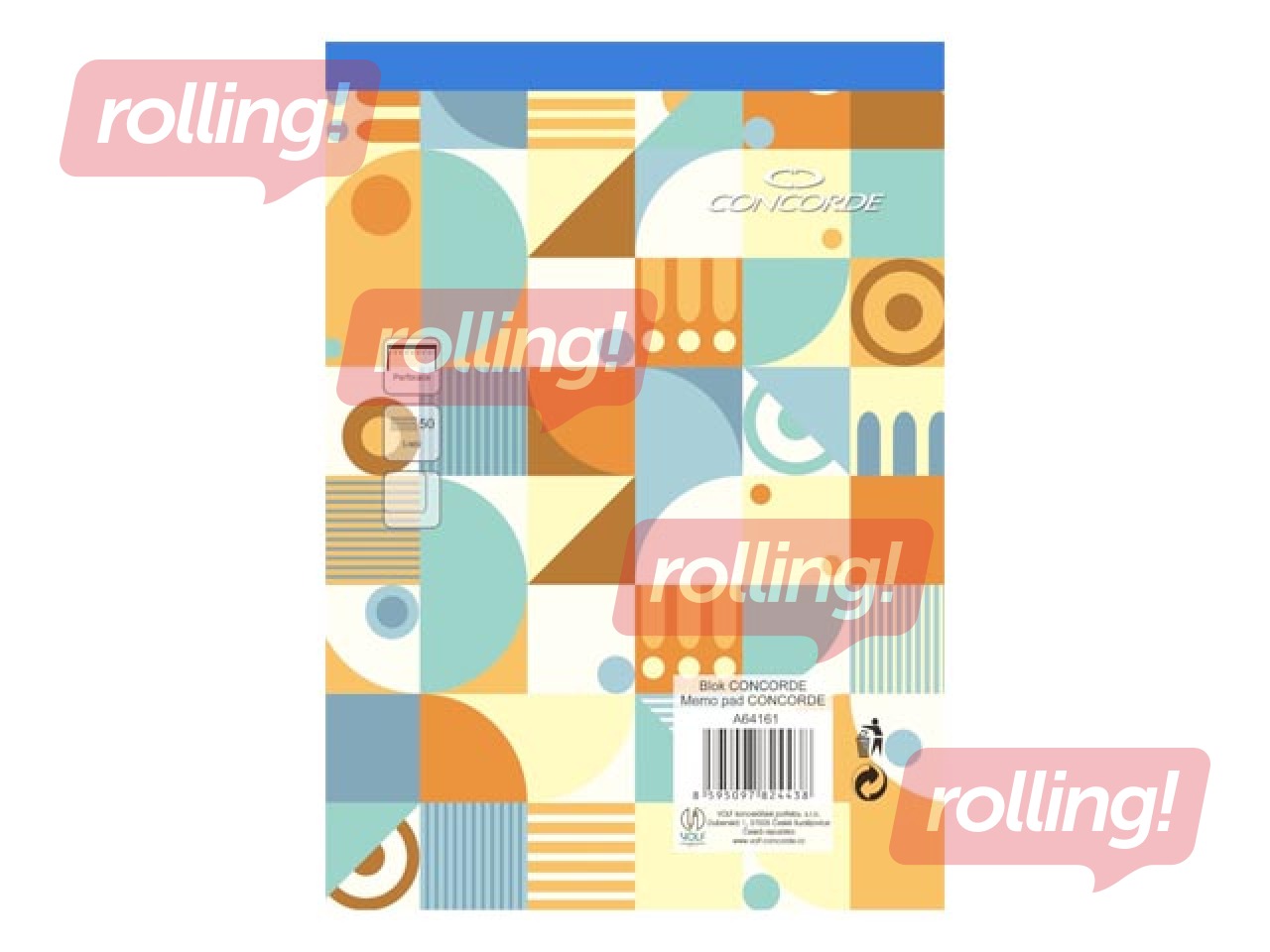 Notebook Concorde, A4, clear, 50 sheets