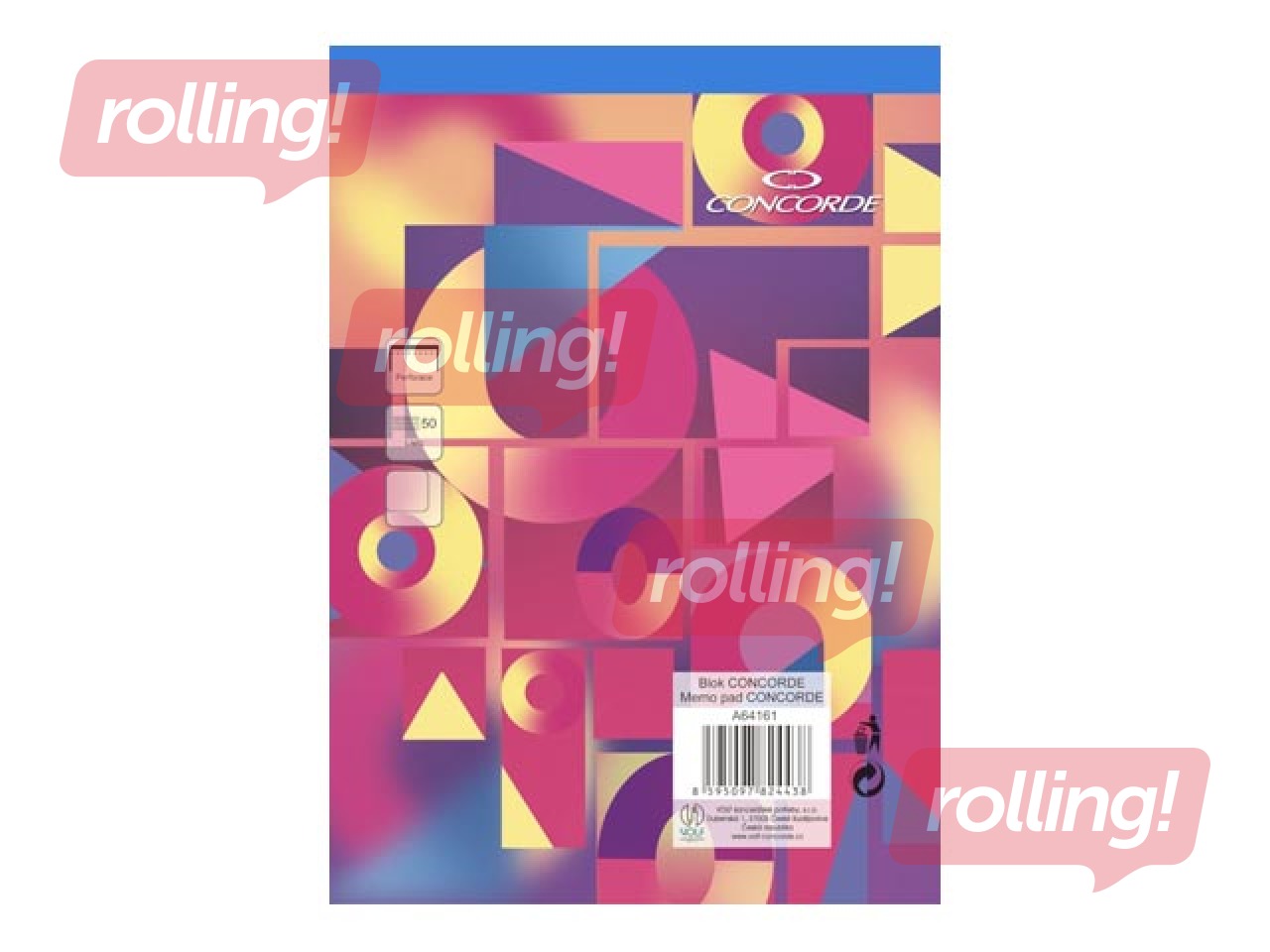 Notebook Concorde, A4, clear, 50 sheets