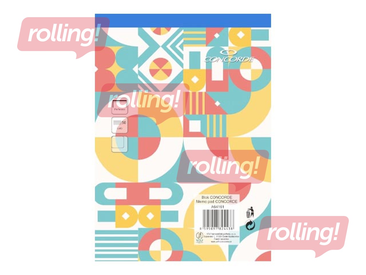 Тетрадь Concorde, A4, белая, 50 листов