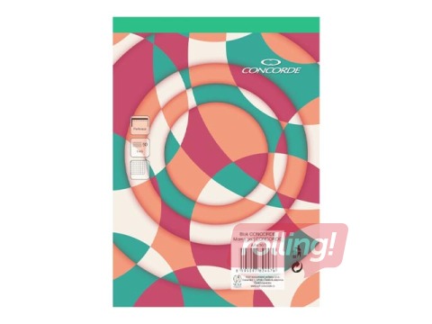 Notebook Concorde, A5, squared, 50 sheets