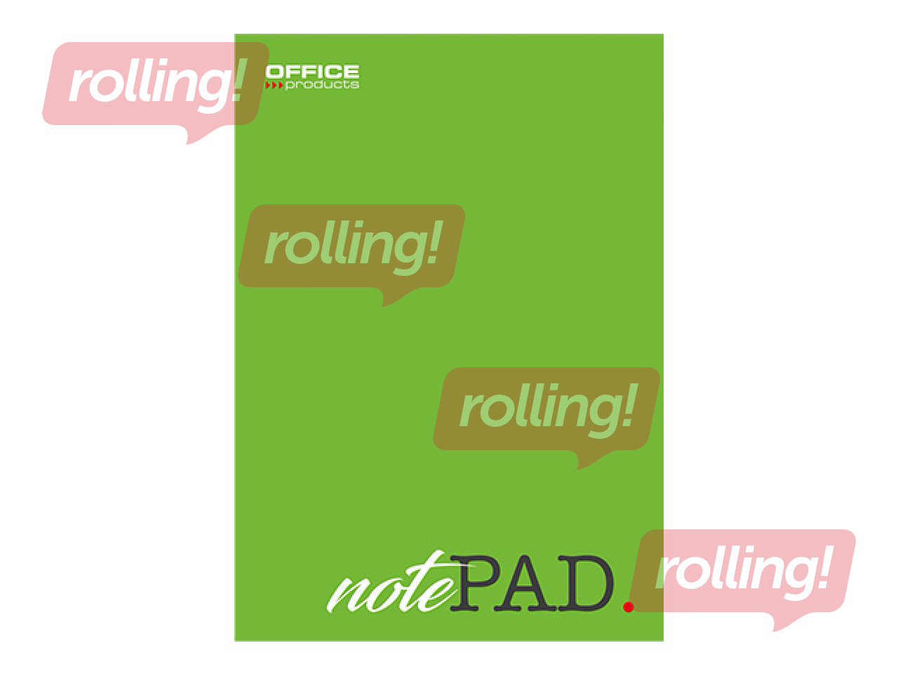 Märkmepaber Office Products, A4, ruuduline, 50 lehte