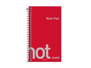 Note pad Bantex, A7+, lined, 50 sheets