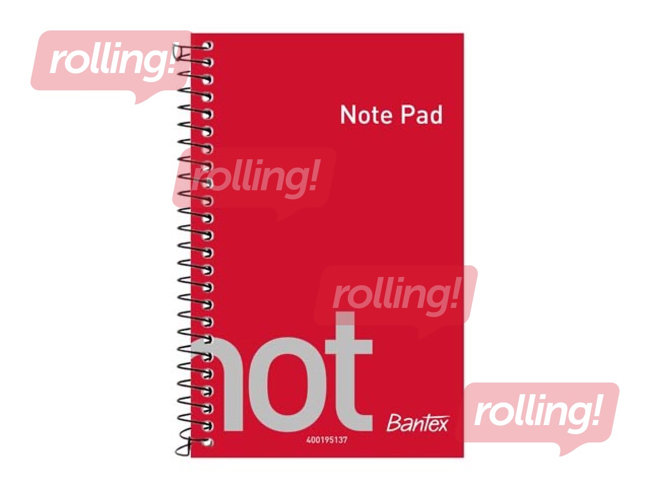 Блокнот Bantex, A6+, в линейку, 50 листов